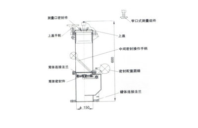 環保型量油孔結構圖