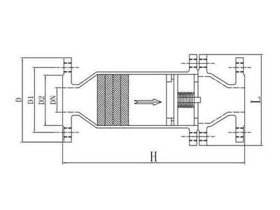 乙炔<a href='http://www.nsra.cn/Product/zhq/' target='_blank'><a href='http://www.nsra.cn/Product/zhq/' target='_blank'>阻火器</a></a>結構圖